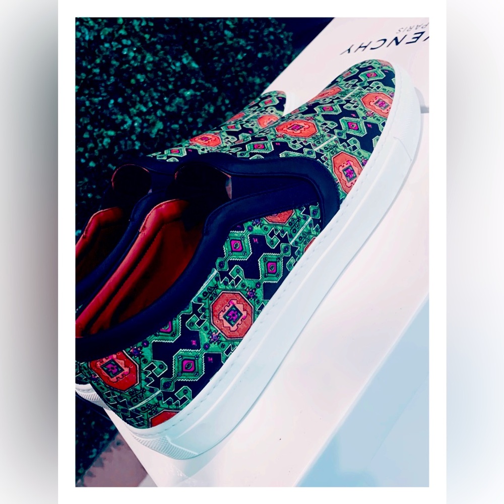 NEW GIVENCHY URBAN STREET SKATE II LOW MEN'S SNEAKERS MULTICOLOR, SIZE IT47 US14